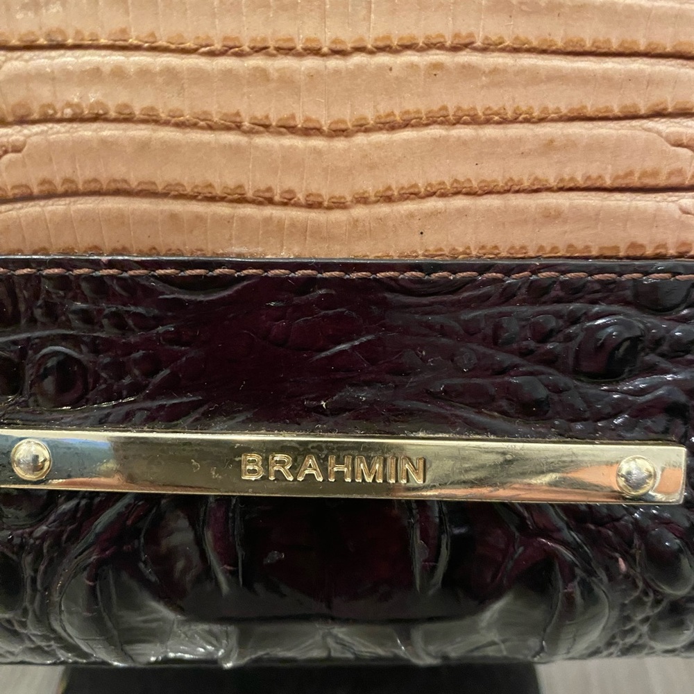 Brahmin Croc Embossed Satchel - Picture 3 of 16